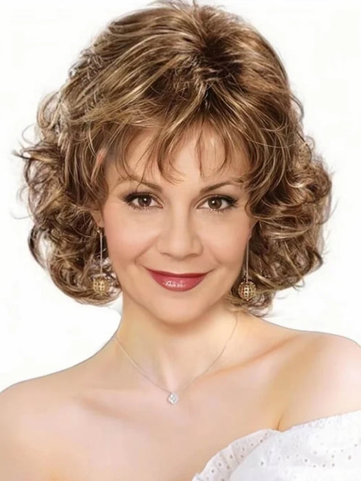 Shag With Spiral Short Curls Synthetic Wigs By imwigs