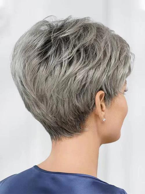 Short spiky hair clearance wigs