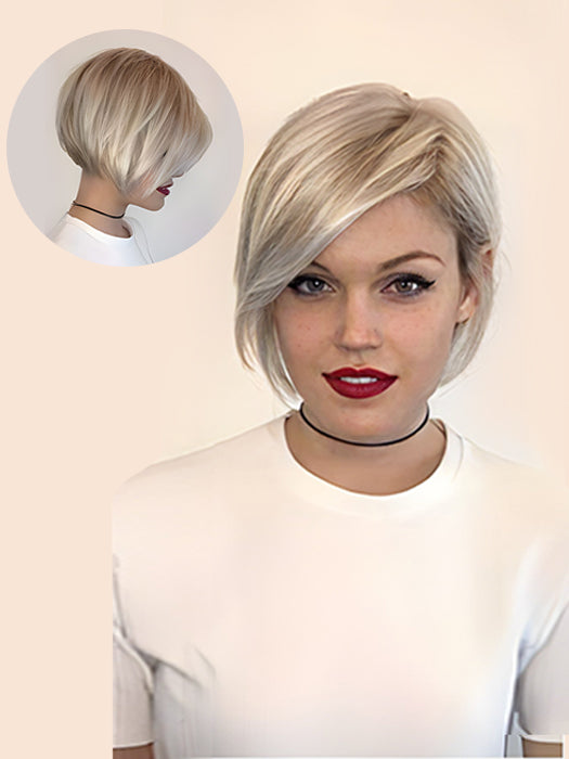 Short deals platinum wig