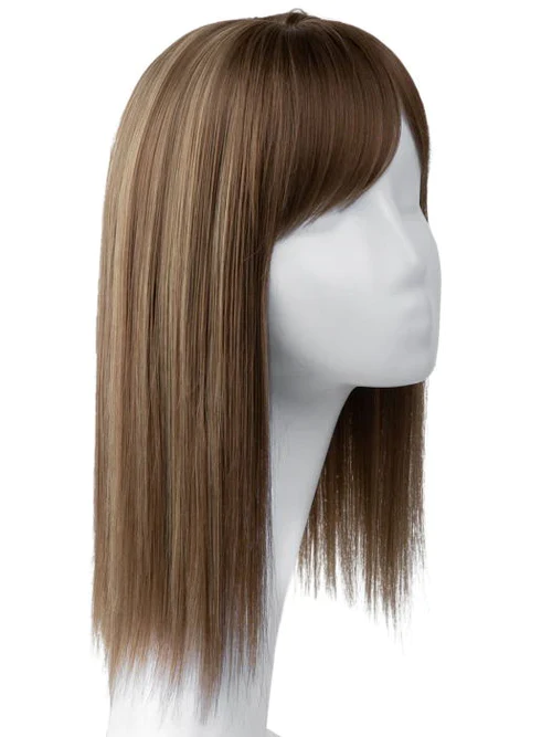 🎁 （Free Offer） Long Straight Synthetic Hair Toppers With Bangs By imwigs® (100% off)