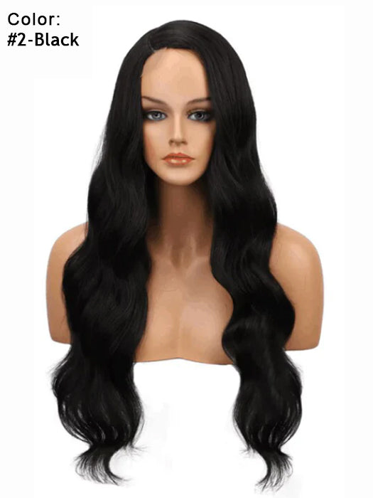 24 Inch Synthetic Wavy buy Blonde T Part Lace Wig