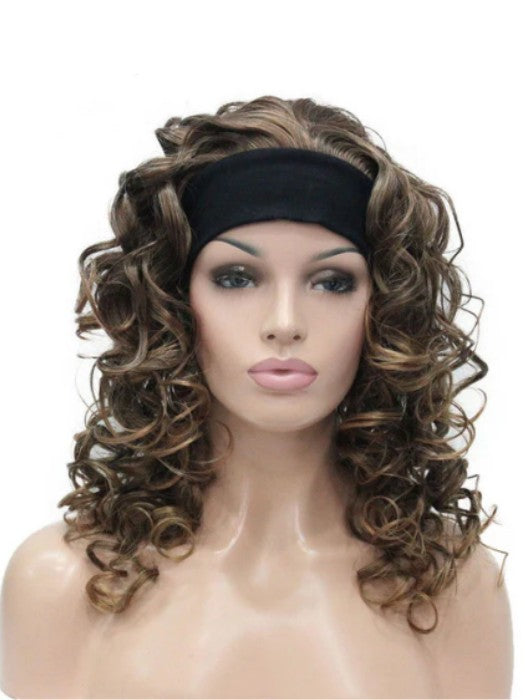 Embrace Long Curly Layered Headband Synthetic Wigs By imwigs®