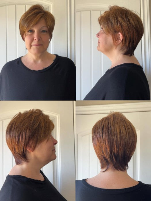 Flattering Short Straight Layered Synthetic Wigs By imwigs®