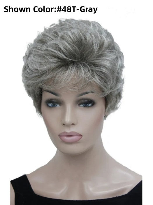 Fluffy Naturally Curly Short Synthetic Wig By imwigs®