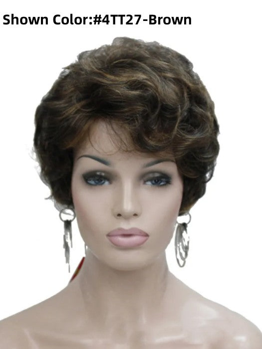 Fluffy Naturally Curly Short Synthetic Wig By imwigs®