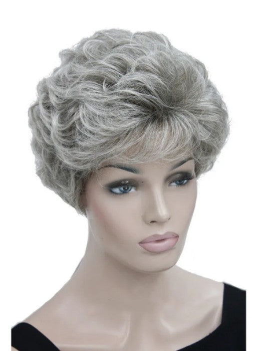 Fluffy Naturally Curly Short Synthetic Wig By imwigs®