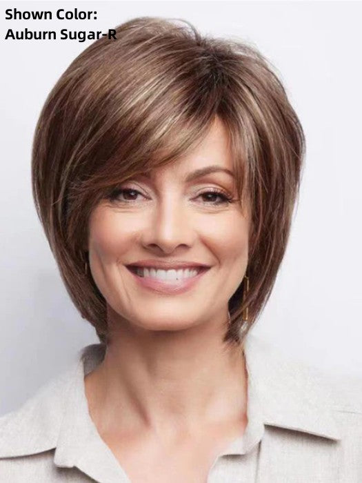 Layered Wavy Wigs Shag Synthetic Hair With Bangs By imwigs®