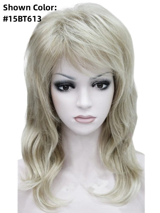 Medium Length Wavy Layered Synthetic Hair Wig By imwigs®