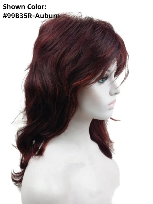 Medium Length Wavy Layered Synthetic Hair Wig By imwigs®