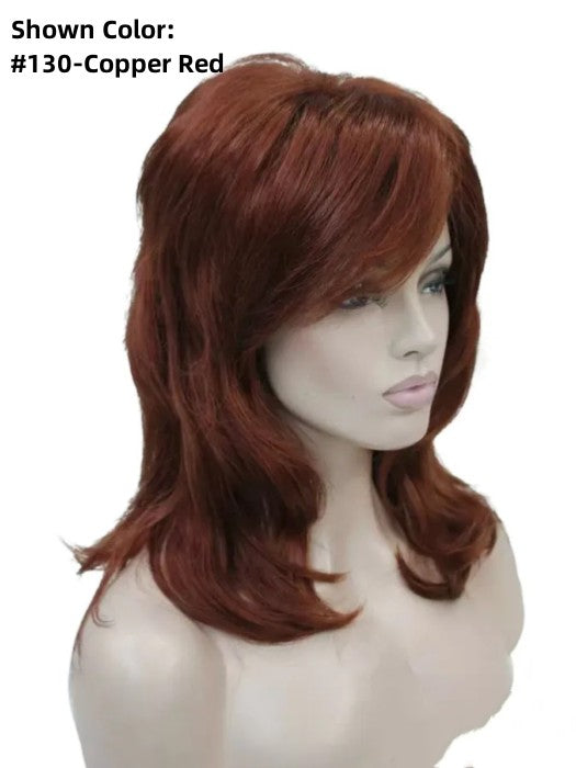 Medium Length Wavy Layered Synthetic Hair Wig By imwigs®