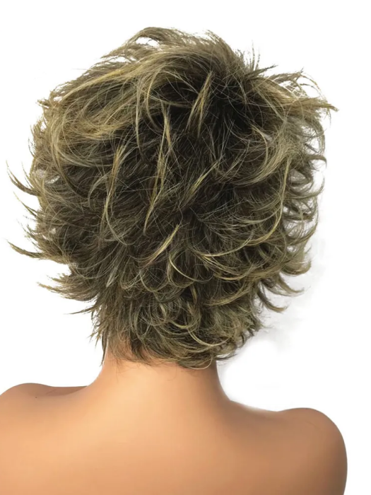 Natural Hair Pixie Cut Short Layered Synthetic Wigs By imwigs®