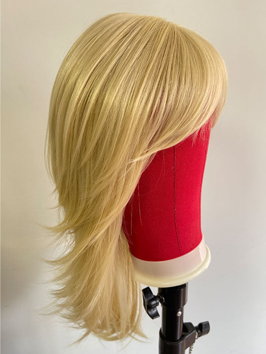 Sexy mittellange gerade geschichtete Perücken Blonde synthetische Perücken von imwigs® 