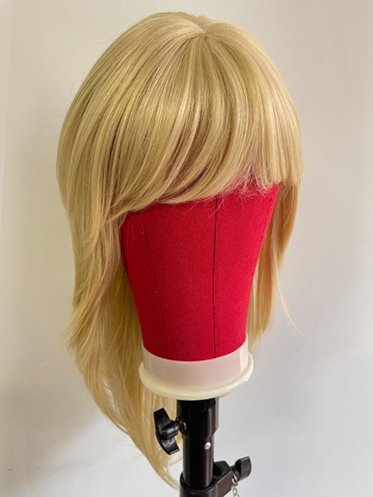 Sexy mittellange gerade geschichtete Perücken Blonde synthetische Perücken von imwigs® 