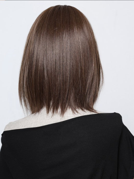 Shoulder Length Straight Bob Rooted 13 "×6＂Lace Frontal Synthetic Wigs By imwigs®