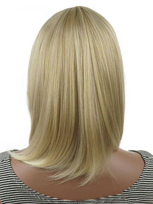 Medium Blonde Straight Synthetic Wigs By imwigs