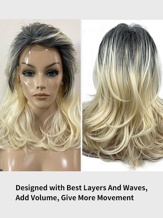 Affordable Layered Wigs Long Wavy Synthetic Wigs By imwigs