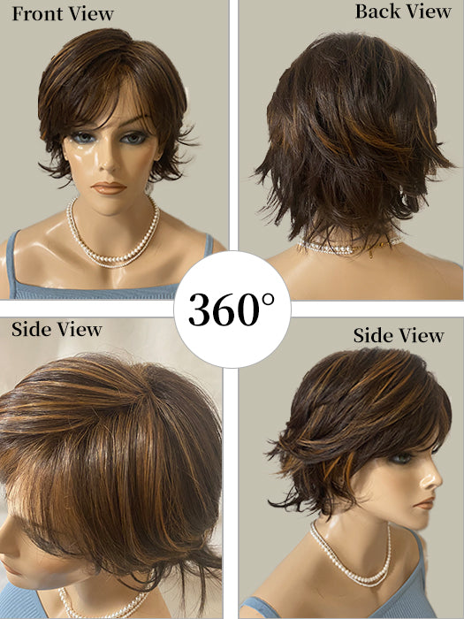 Short Layers Synthetic Wigs By imwigs